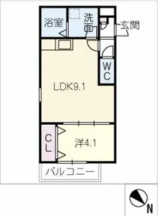 LECOCON半田Ⅳ【1階】の間取り