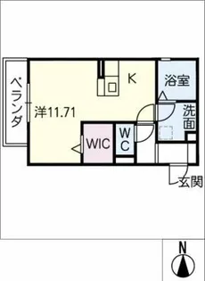 SA折戸【3階】の間取り