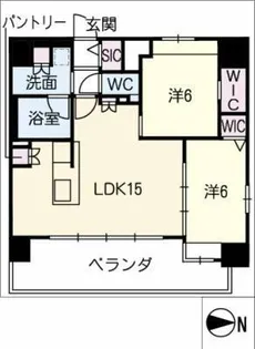 N-prince浄心【12階】の間取り