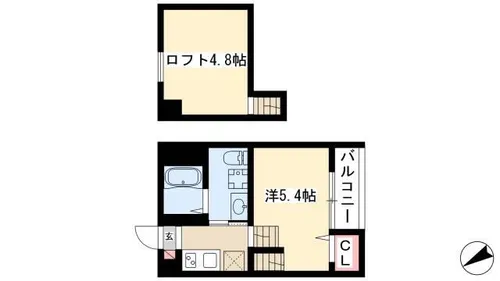 A・CORSO 八田【2階】の間取り