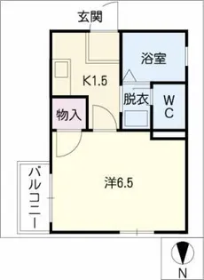 桐林ハウス【1階】の間取り