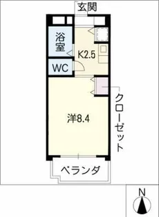 ラフィネ・アビタシオン【2階】の間取り