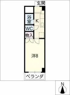 明治館【4階】の間取り