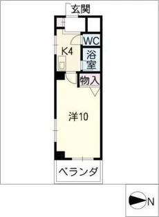 山富ビル【3階】の間取り