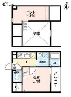 ソフィアHJ【2階】の間取り