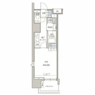 グラン・アベニュー鶴舞公園【0711号室】の間取り