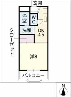 キャッスル’87【1階】の間取り