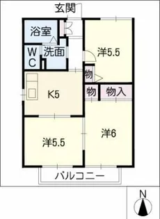 セフィラコート瑞穂 C棟【2階】の間取り