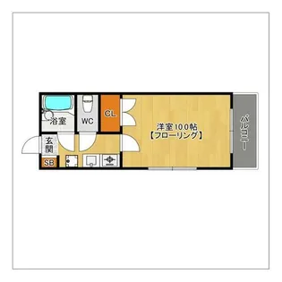 ベルトピア福岡I【307号室】の間取り