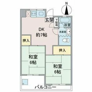 肥後ビル【4階】の間取り