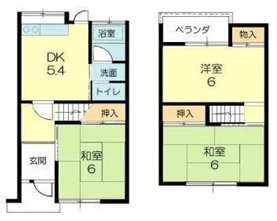 兵庫県明石市大久保町大窪【タウンハウス】の間取り