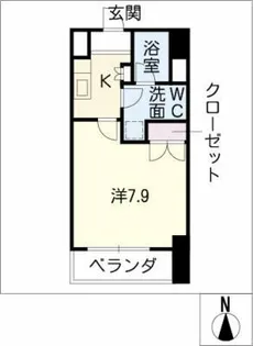 レジデンス金山スクエア【11階】の間取り