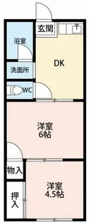 清水荘【103号室】の間取り