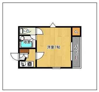 馬出ファイブビル【6階】の間取り