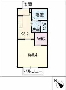 バリュージュNⅠ【1階】の間取り