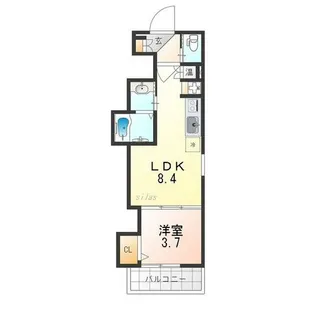 兵庫県尼崎市三反田町2丁目【アパート】の間取り
