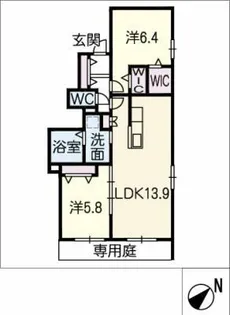 Valeur Est【1階】の間取り