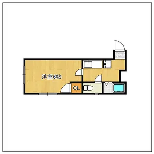 ドミトリィ薬院南【401号室】の間取り