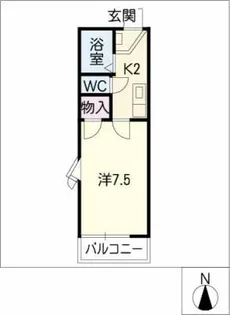 リベールA【2階】の間取り