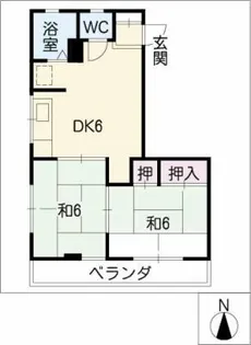 カリテプリ【2階】の間取り