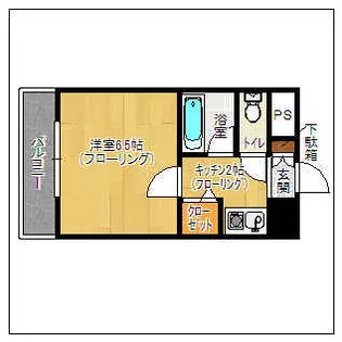 JGM南天神【1102号室】の間取り