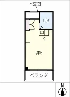 ガーデンハイツ八事石坂【1階】の間取り