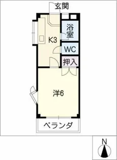 ビオラハイツ【3階】の間取り