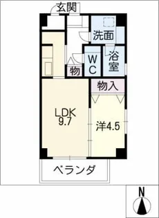 Campione八事石坂【3階】の間取り