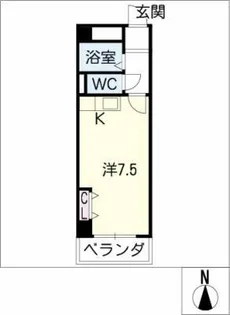 ハイツめぐみ【3階】の間取り