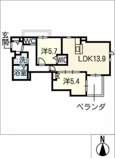 シャトー本郷 東館【3階】の間取り