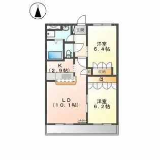 Hyde Park NY【1階】の間取り