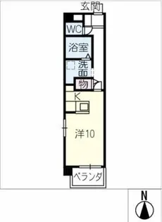 メゾン・ド・オーシマⅠ【1階】の間取り