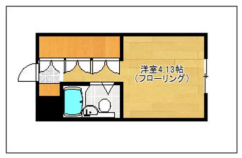 ルポ県庁口【730号室】の間取り