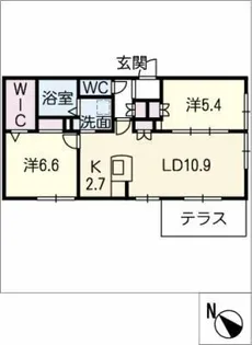 chez-reve【1階】の間取り