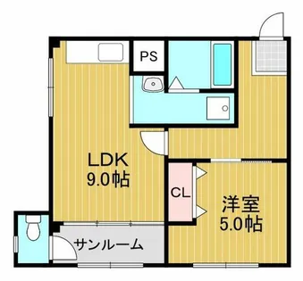 グレイスマンション【1階】の間取り