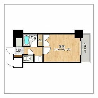 キャンパスシティ太宰府【4階】の間取り