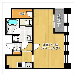 THE APARTMENT HAKATAII【206号室】の間取り