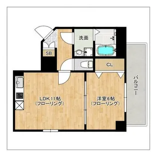 GRANDEUR住吉壱番館【12階】の間取り