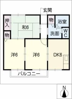 フォレスト・ヒロ【2階】の間取り
