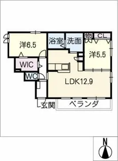 グランメール川名【3階】の間取り