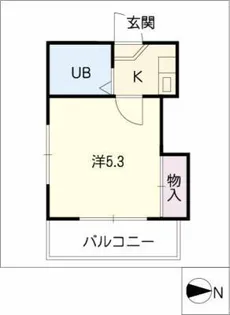 レオパレス21川名第3【1階】の間取り