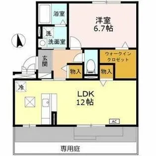 ホープM Ⅲ【1階】の間取り