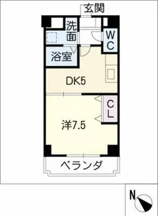 STARRY PLACE【5階】の間取り