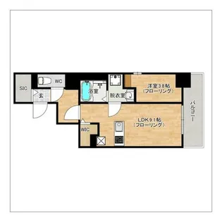 トーラス箱崎【2階】の間取り