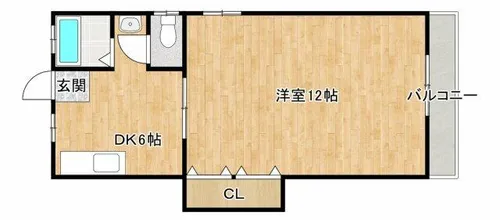 ヒルデンハイツ【301号室】の間取り