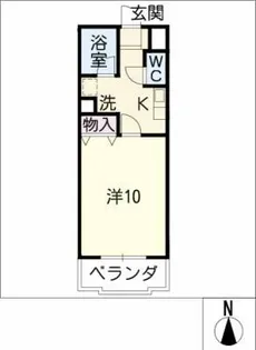 ハートヒルズ舳越【3階】の間取り