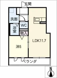 カランドリエ【3階】の間取り