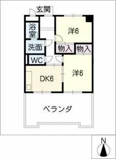 レジデンス明光Ⅲ【5階】の間取り