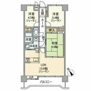 サンハウス小牧駅西【5階】の間取り