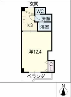 マンション天里【1階】の間取り